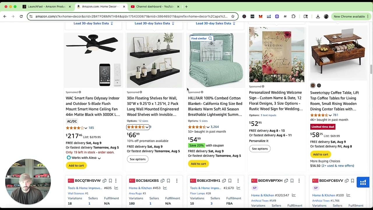 EcomSideHustle Amazon FBA ads beginner strategies thumbnail