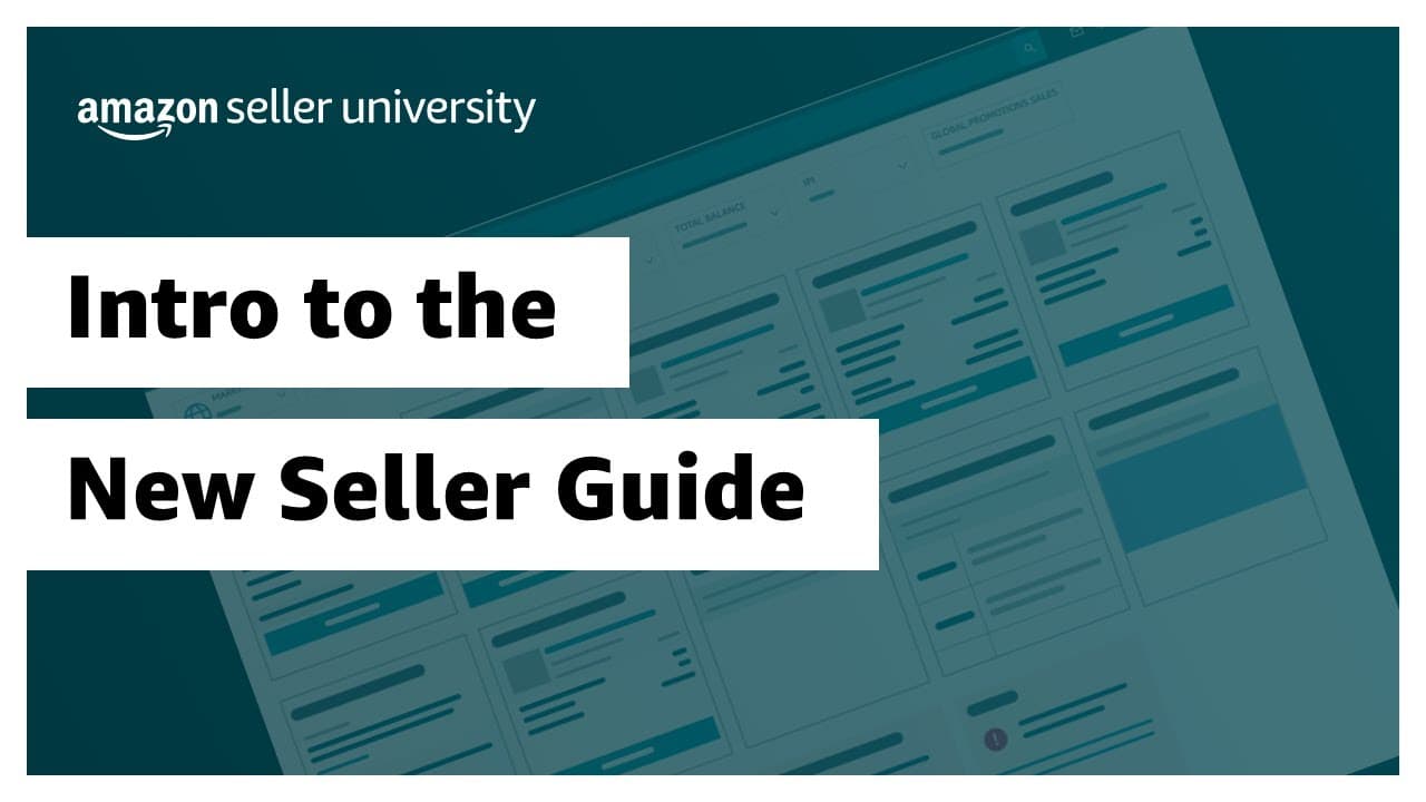 Amazon Seller University new seller guide video thumbnail